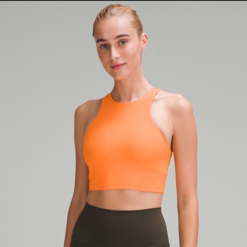 Lululemon Mesh-Back Train Bra *Medium Support
Orange Frappe 4